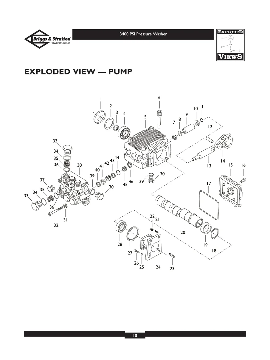 BRIGGS AND STRATTON, 01808, IPL.18